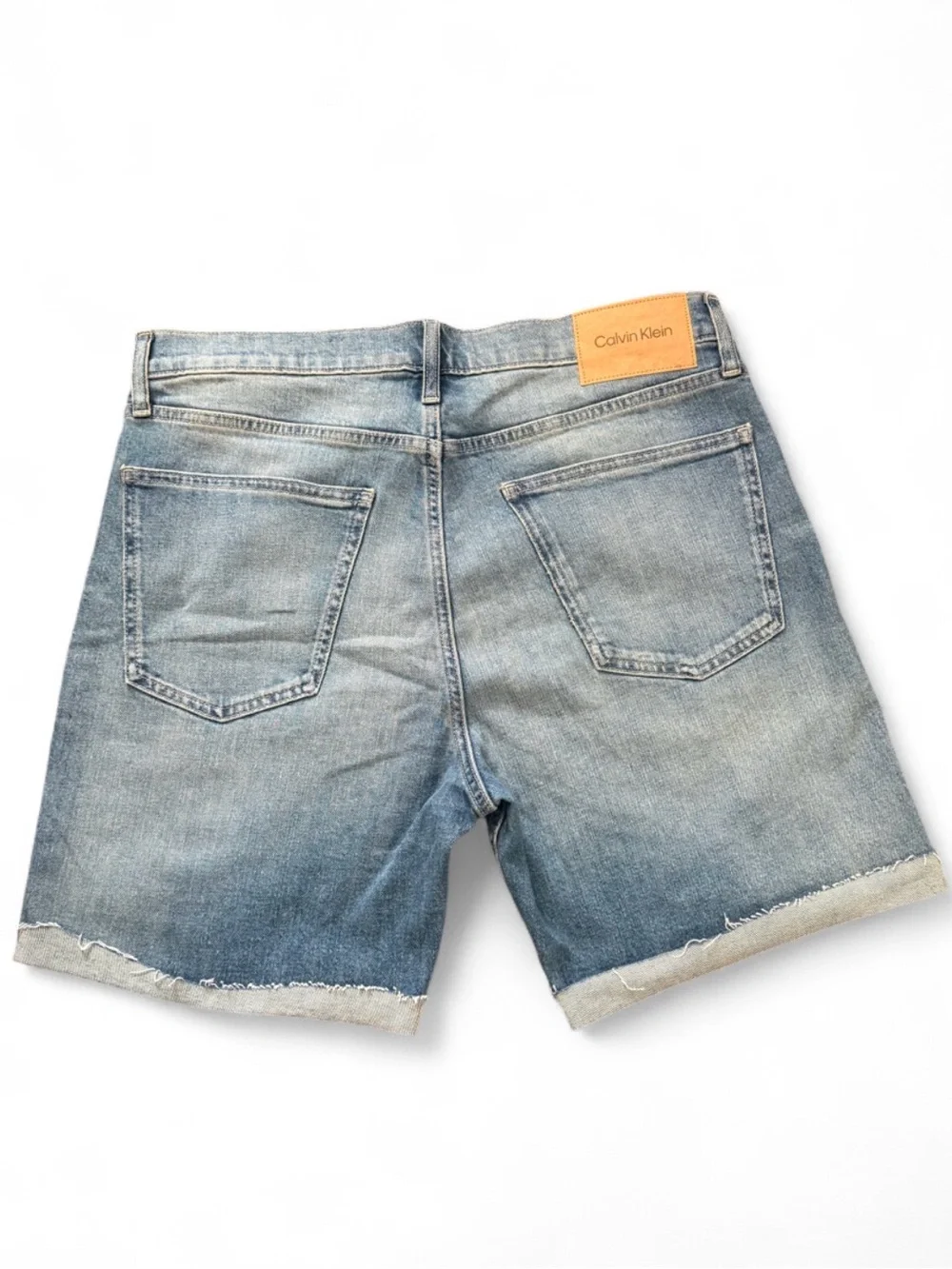 Calvin Klein Faded Blue Denim Shorts